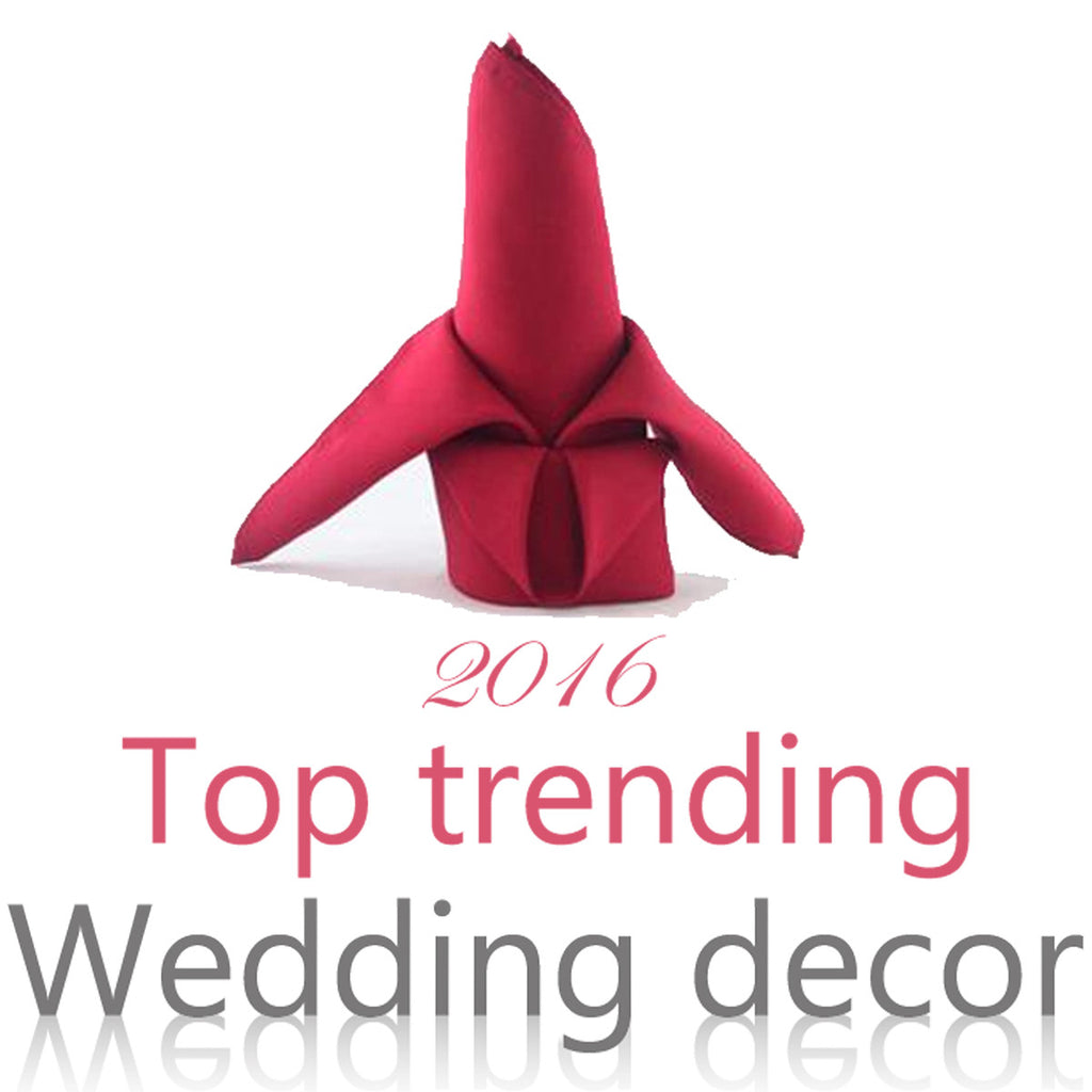 Top trending wedding decor 2016