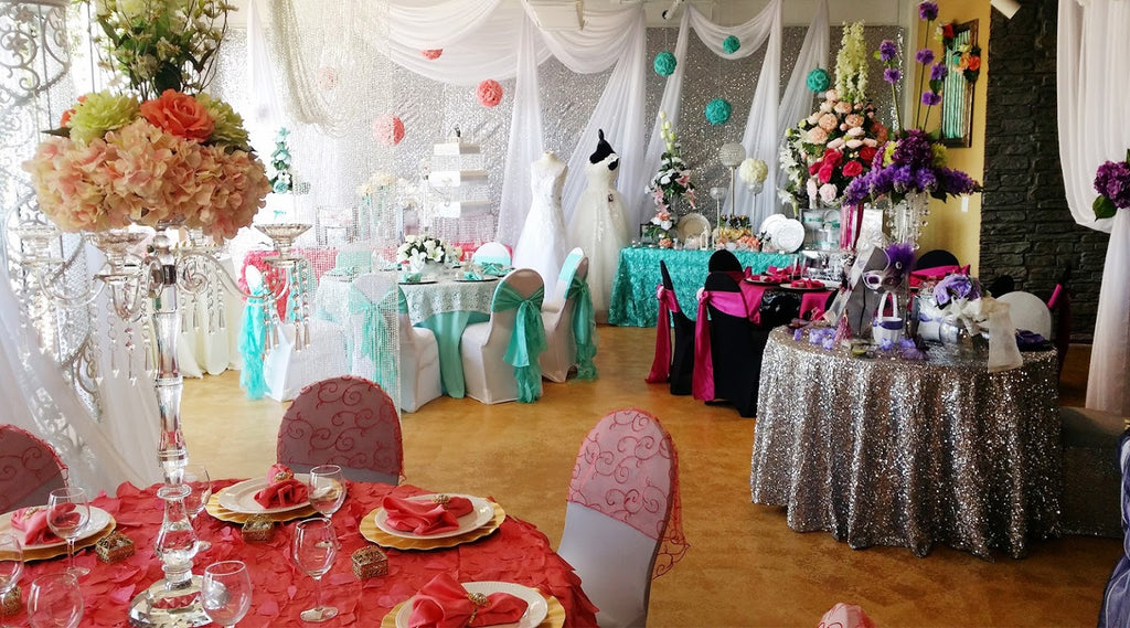 quinceanera table setup