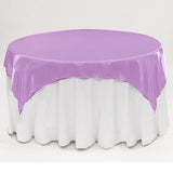 90" x 90" Square - Satin Table Overlay - Wholesale Wedding Chair Covers l Wedding & Party Supplies