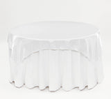 90" x 90" Square - Polyester Table Overlay - Wholesale Wedding Chair Covers l Wedding & Party Supplies