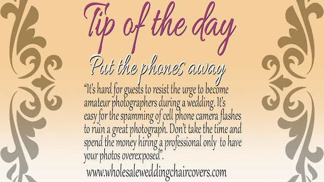 Wedding Cell Phones, A Distraction Or A Blessing?