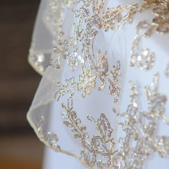 Product Spotlight - Sequins Floral tablecloths & Overlays!