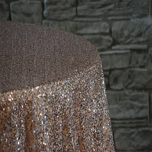 90x 132 sequins tablecloth blush