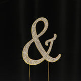Gold Rhinestone Cake Toppers - Wholesale Wedding Chair Covers l Wedding & Party Supplies