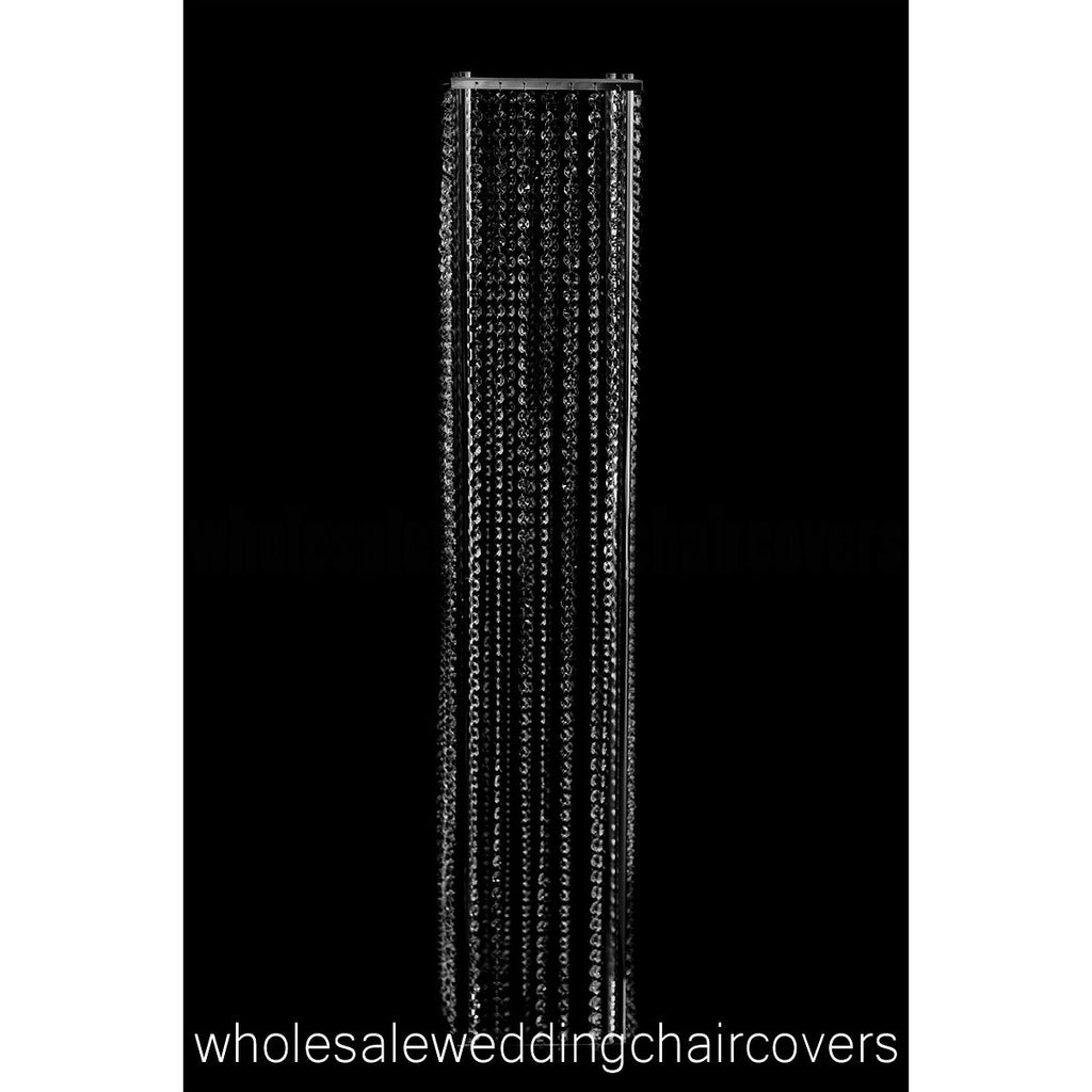 Elegant Acrylic Crystal Chandelier Aisle Tower - Wholesale Wedding Chair Covers l Wedding & Party Supplies