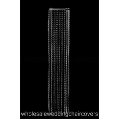 Elegant Acrylic Crystal Chandelier Aisle Tower