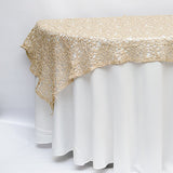 72" x 72" Chemical Lace Overlay - Wholesale Wedding Chair Covers l Wedding & Party Supplies