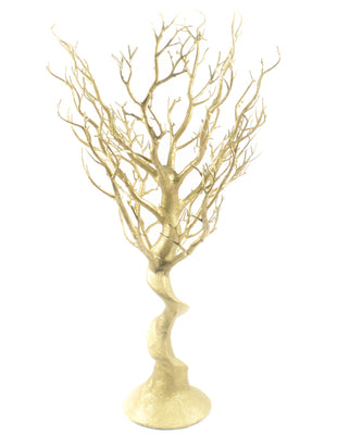 30" Manzanita Tree Gold - Wholesale Wedding Chair Covers l Wedding & Party Supplies
