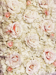 Hydrangea Flower Panel With Rose Heads
