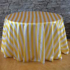 120" striped tablecloth