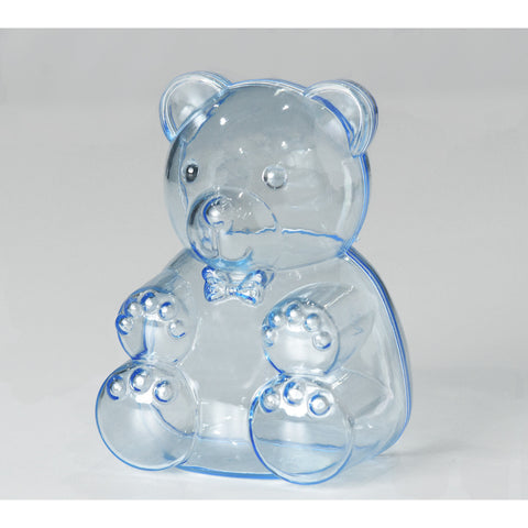 Teddy Bear Favors Blue 1 Dozen - Wholesale Wedding Chair Covers l Wedding & Party Supplies