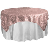 72 x 72 Taffeta Sequins Sparkle Overlay - Wholesale Wedding Chair Covers l Wedding & Party Supplies