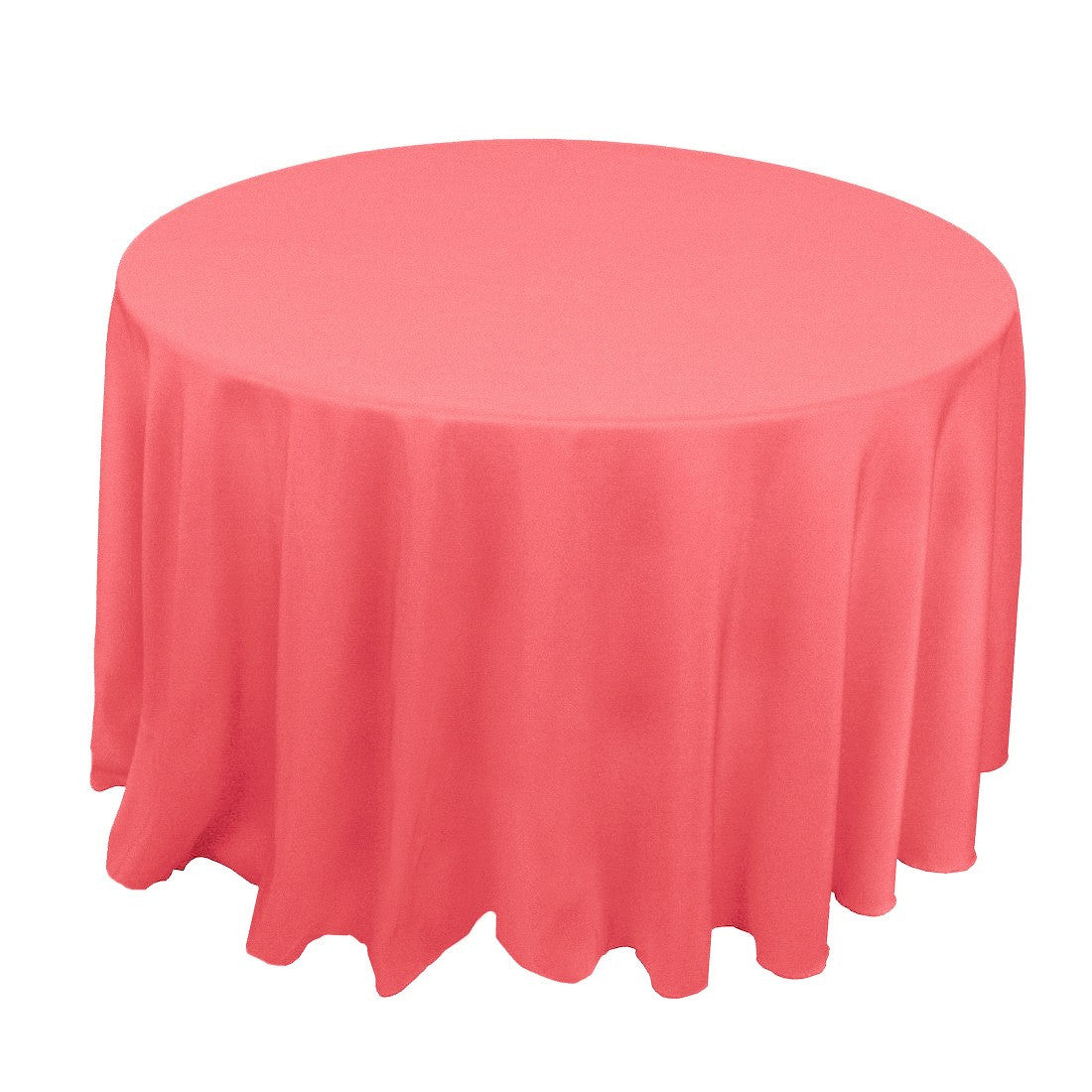 Coral 100' Plastic Table Cover Roll - The Party Place