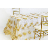 90" x 132" Sunflower tablecloth - Wholesale Wedding Chair Covers l Wedding & Party Supplies