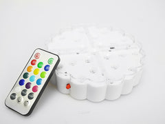 Floral shaped LED light base