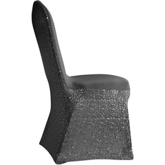 Sequins Sparkle Spandex Banquet Chair Cover