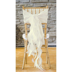 Lot of 100 Curly willow chair sash