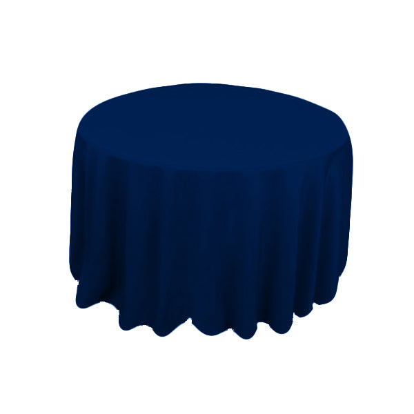 120" Round Polyester Tablecloth - Wholesale Wedding Chair Covers l Wedding & Party Supplies