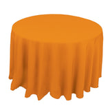 120" Round Polyester Tablecloth - Wholesale Wedding Chair Covers l Wedding & Party Supplies