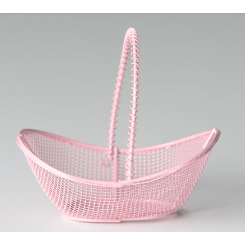 Pink Vintage Favor Basket Style B - Wholesale Wedding Chair Covers l Wedding & Party Supplies