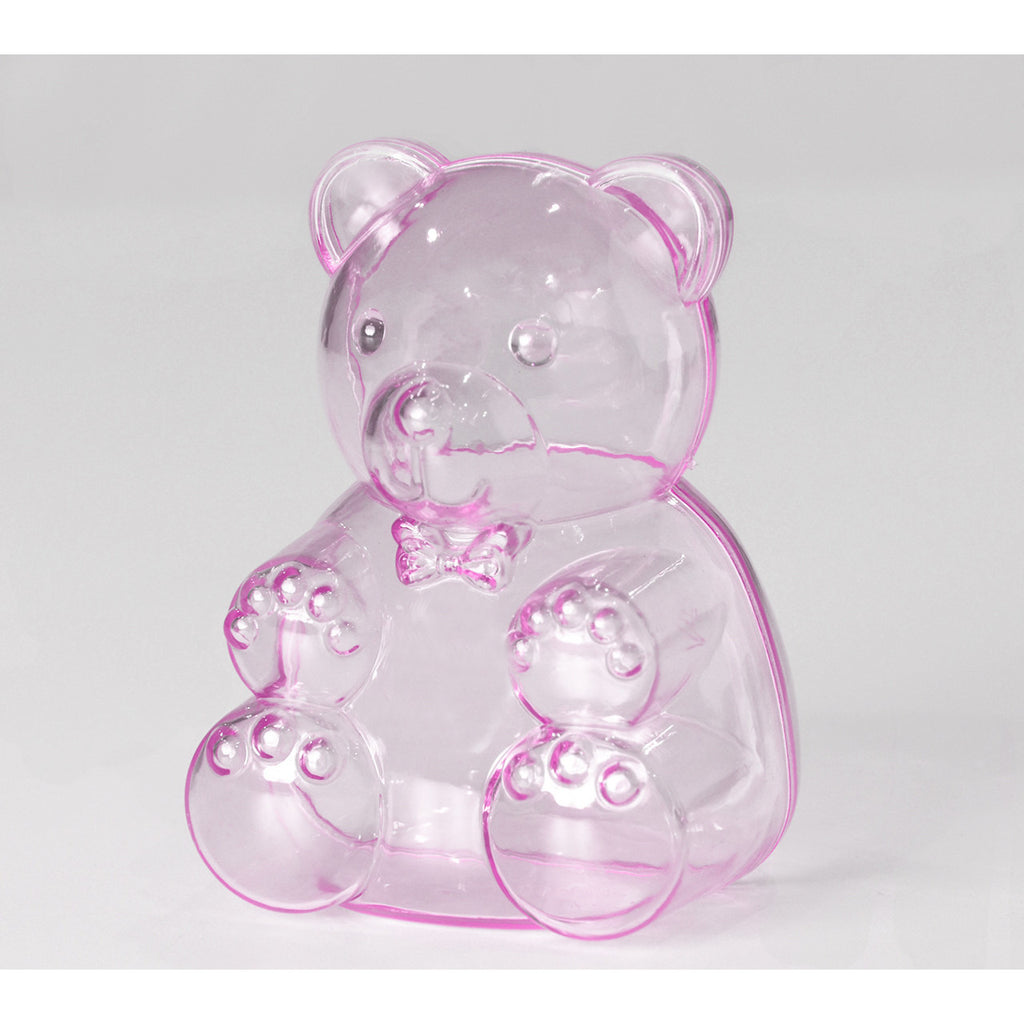 Teddy Bear Favors Pink 1 Dozen - Wholesale Wedding Chair Covers l Wedding & Party Supplies
