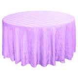 120" Round Pintuck Tablecloth