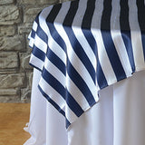 72" x 72" Striped Overlays - Wholesale Wedding Chair Covers l Wedding & Party Supplies